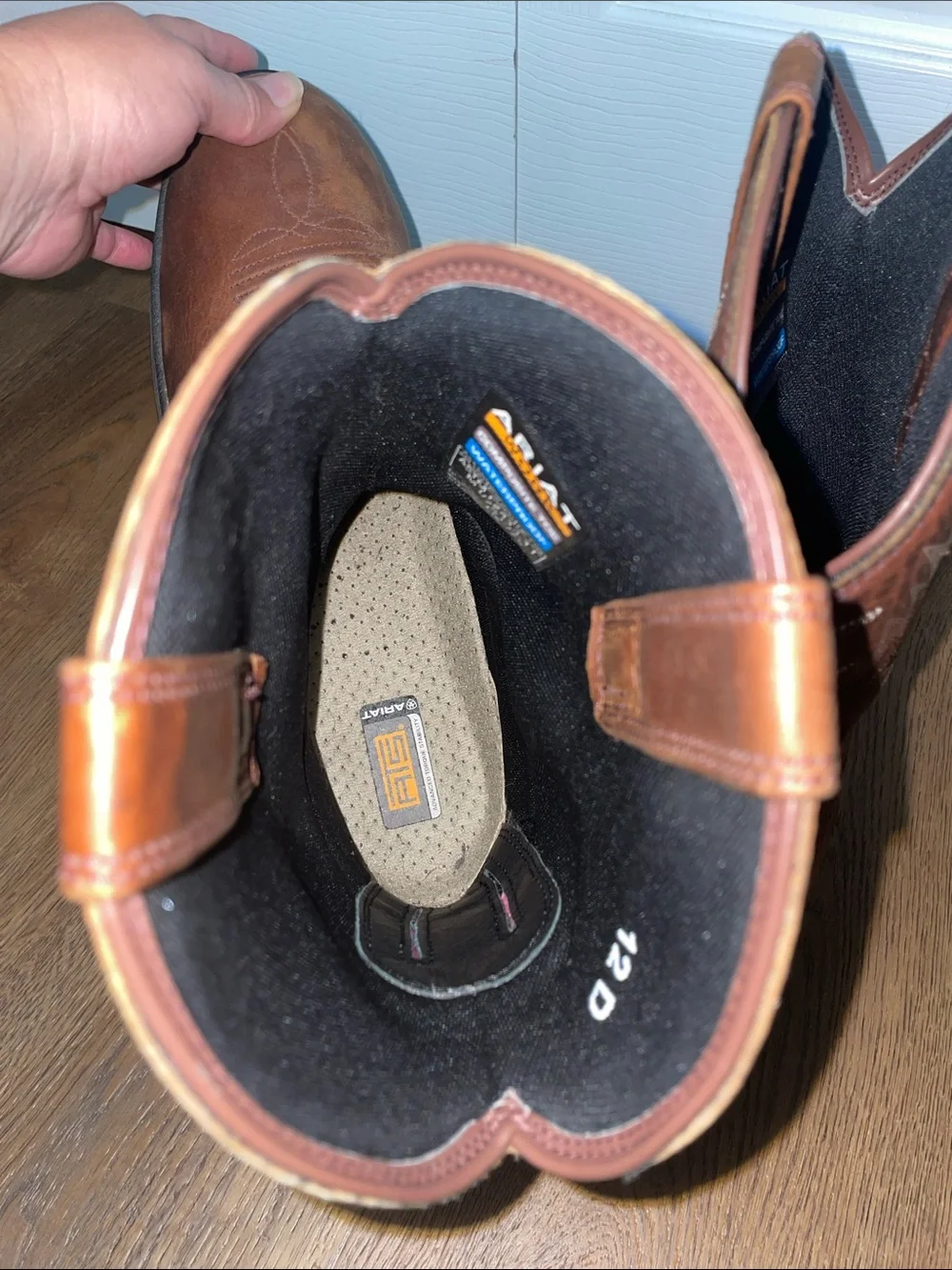 EUC Ariat WorkHog H2O Composite Toe, Waterproof Work Cowboy Boots Size 12D US